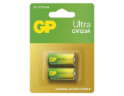 GP Lithiová baterie GP Ultra CR123A - 2 ks
