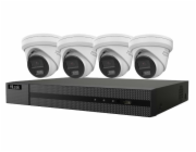 HiLook Powered by HIKVISION/ 4K Smart Hybrid Light KIT Turret 2TB/ 1x NVR-108MH-C/8P/ 4x IPC-T280HA-LUF