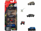 Mattel MB JGL60 W12 Auto s dinosaurem, sada 4 kusů, Jursk...