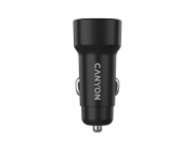 CANYON car charger OnDrive 24  24W 2xUSB-A Black