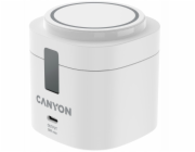 Canyon Bezdrátová nabíjecí stanice 4 v 1 30 W s 1m kabelem, bílá