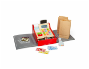 Bigjigs Toys Dětská dřevěná pokladna