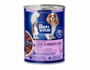 OPTIVITAL Chunks with lamb and liver in gravy - vlhké krmivo pro psy - 415g