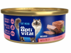 OPTIVITAL Fluffy mousse with beef - mokré krmivo pro kočk...