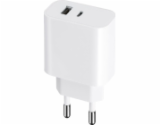 MaxLife Nabíječka Maxlife PD QC Síťová nabíječka MXTC-06 1x USB-C 1x USB 30W Bílá