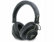 Guess Sluchátka Triangle Logo Bluetooth ENC On Ear, černá