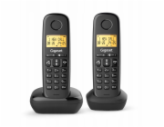 Gigaset Analogový telefon DECT Basic 100 DUO, černý
