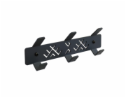 GLORI_IR_KO Věšák na oblečení Glori PK253-R3, 25 cm, antracit
