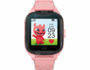 MaxLife Chytré hodinky Maxlife Smartwatch 4G Mxkw-350 růžové GPS Wifi