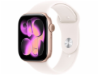 APPLE Chytré hodinky Watch Series 11 42mm růžovo-zlaté, M/L