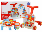 LeanToys Interaktivní vzdělávací posunovací stůl 2v1 červený