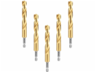 Proedge Vrtáky MILWAUKEE do kovu HSS-G TIN 12,5 mm – 5 ks.