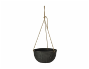 DOMOLETTI Květináč D-12BD25, spw, O 25 cm, šedý