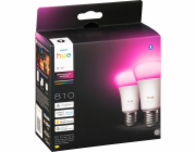 Philips Hue LED Lampe E27 2-Pack  810lm White &amp; Color Ambiance
