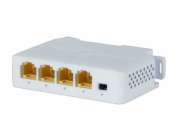 XtendLan PoE/LAN extender, 1x PoE-in 90W 802.3bt, 3x PoE-out 60W 802.3af/at, Gigabit