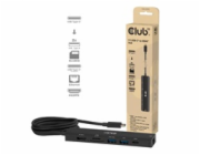 Club3D hub USB-C, 7-in-1 hub s 2x USB, 1xHDMI, 1xUSB-C PD, RJ45, microSD/SD, 140W, 4K60Hz, 1m kabel