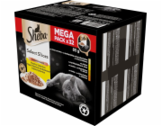 SHEBA tác omáčka drůbeží/kuřecí/krůtí Box - vlhké krmivo pro kočky - 32x85g