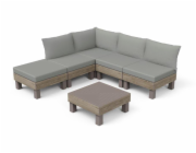 Zahradní nábytek Keter Elements 5místný modulární set ashwood 