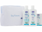 Chicco Baby Moments Blue sada pěna do koupele 200ml + šam...
