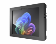 Compulocks - Škrín - exponovaný prední/zadní fotoaparát a senzory, naklápení - pro tablet - secure - uzamykatelný - kovový rám - cerná - velikost obrazovky: 12" - montáž na stenu