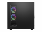 Počítačová skříň DarkFlash DS950V s displejem (černá) + 6...