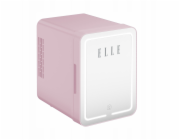 Mini lednička se zrcátkem na líčení LED ELLE 4L fialová
