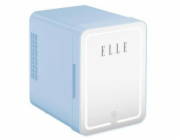 Mini lednička se zrcátkem na líčení LED ELLE 4L modrá