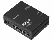 Teltonika RUTC41 průmyslový router   4x LAN, 1x WAN, 4G/LTE, Dual SIM + eSIM, WiFi 6