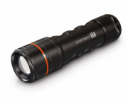 CONNECT IT GLEAM 500 LED ruční svítilna 4x AAA, 500 lm, hliníková, voděodolná, černá