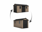 Zahradní domek Keter Apex 7,5 x 15 Ashwood, s podlahou