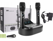 DNA Professional UMA VOCAL SET - bezdrátová dvojitá sada (2x ruční mikrofon + přijímač s nabíjecí stanicí pro mikrofony)