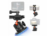 Kf kulová hlava 3D magnetická základna pro kamery GoPro se závitem pro telefon 1/4 / KF31.156