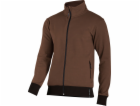 Lahti Pro HNĚDÁ MIKINA na zip, 2XL, CE, LAHTI