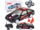 LeanToys RC kupé Drift Car s vyměnitelnými koly černé 1:24