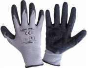 Lahti Pro Latexové rukavice šedo-černé l212311p, 12 párů, 11,ce,lahti