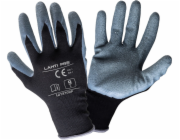 Lahti Pro Latexové rukavice , černé a šedé, l212109p, 12 párů, 9, ce,lahti