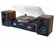 Soundmaster Elite line PL920/ Gramofon/ CD/ BT/ DAB+/ MP3/ 2x12,5W RMS/ černý