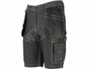 Lahti Pro Džíny Short Jeans černé s výztuhou, XL, CE, LAHTI