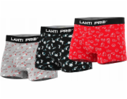 Lahti Pro Pánské boxerky s tištěným motivem, mix, 3 páry, 3xl, lahti