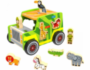Tooky Toy HRAČKA TOOKY TOY Dřevěné autíčko Jeep Safari