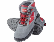 Lahti Pro Kotníkové boty SUEDE/OXFORD šedo-červené, S1P SRC, 41, CE, LAHTI