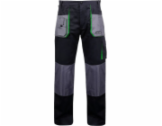 Lahti Pro Pracovní kalhoty Cotton, černo-zelené, velikost M (L4050650)