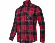Lahti Pro Flanelová košile červená, 120G/M2, 3XL (LPKF13XL)