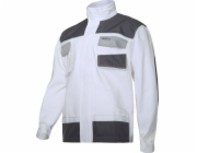 Lahti Pro Mikina bílá a šedá, 100% bavlna, velikost S/48 (L4041348)