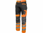 Lahti Pro Reflexní kalhoty Hi-Res, černo-oranžové, velikost 3XL (L4051206)