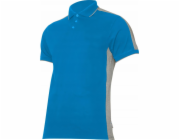 Lahti Pro Pánské polo tričko 190g/m2 modrošedé, velikost S
