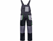 Lahti Pro Pracovní montérky Cotton, černé a zelené, velikost S (L4060648)