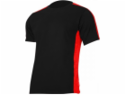 Lahti Pro Tričko 180G/M2, černo-červené, velikost S (L402...