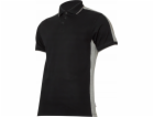 Lahti Pro Pánské polo tričko 190g/m2, černé a šedé, velik...