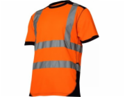 Lahti Pro Tričko s výstrahou, oranžovo-černé, velikost S (L4022601)